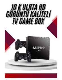 10K Ultra Hd Video Oyun Konsolu Android Tv Box 2.4g Game Stick