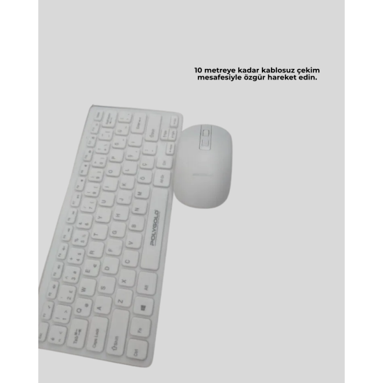 2.4 Ghz Wireless Kablosuz Klavye Mouse Seti Tv Pc Uyumlu 2.4 Ghz Wireless Kablosuz Klavye Mouse Seti Tv Pc Uyumlu