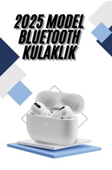 Bluetooth Kulaklık Kulak İçi Silikonlu Stereo Yüksek Ses Kaliteli Dokunmatik