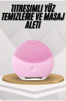 Hassas Ciltlere Özel Titreşimli Yüz Temizleme ve Masaj Aleti