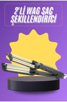 Profesyonel Seramik Kaplama Saç Şekillendirici Wag Maşa Isı Ayarlı