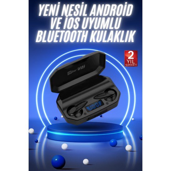 Yeni Nesil Android ve İOS Uyumlu Siyah Profesyonel  Kulaklığı