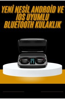 Kablosuz Dijital Göstergeli Çağrı Cevaplayabilen TWS 5.0 Bluetooth Kulaklık Kablosuz Dijital Göstergeli Çağrı Cevaplayabilen TWS 5.0 Bluetooth Kulaklık