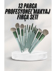 Dayanıklı Makyaj Fırçası Seti 13 Parça Yumuşak Kıllı Fırçalar Allık Fondöten Far Fırçası