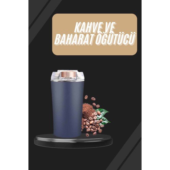 Dayanıklı Paslanmaz Çelik Kolay Kullanım Kahve Ve Baharat Öğütücü Dayanıklı Paslanmaz Çelik Kolay Kullanım Kahve Ve Baharat Öğütücü