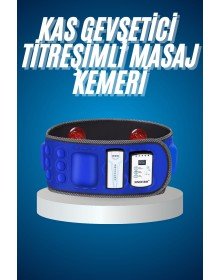 Titreşimli Kas Gevşetici Masaj Kemeri Zayıflama Aleti Bel Bölge Sırt Masaj Aleti