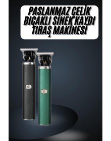 Paslanmaz Çelik Bıçaklı Sinek Kaydı Tıraş Makinesi Uzun Ömürlü