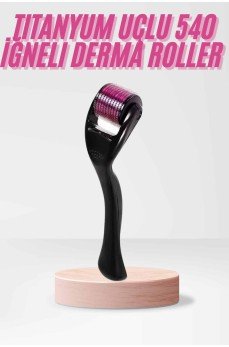 540 Iğneli Derma Roller 1Mm Titanyum Uçlu Saç Kaş Serum Kullanımına Uygun