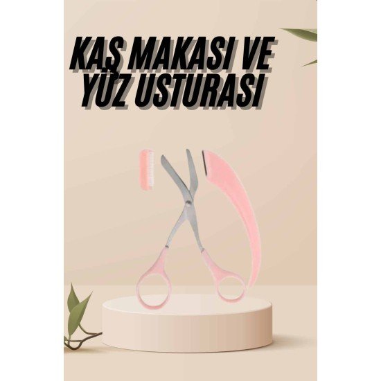 Kavisli Kaş Kirpik Düzeltici Bıyık Alma Taraklı Kaş Makası Yüz Bakım Seti Makas Kavisli Kaş Kirpik Düzeltici Bıyık Alma Taraklı Kaş Makası Yüz Bakım Seti Makas
