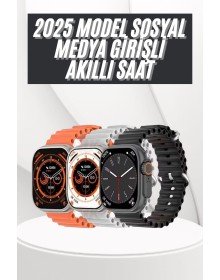 Yeni Nesil Akıllı Saat Uyku ve Sağlık Takibi Titeşimli Sesli Arama Mesaj ve Bildirim Görme