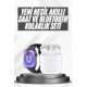 Akıllı Saat Gümüş Kasa Bluetooth Kulaklık Hediyeli Çok Fonksiyonlu İkili Set