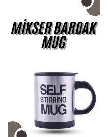 Karıştırıcı Özellikli Mikser Kupa Bardak Kompakt Taşınabilir Mug