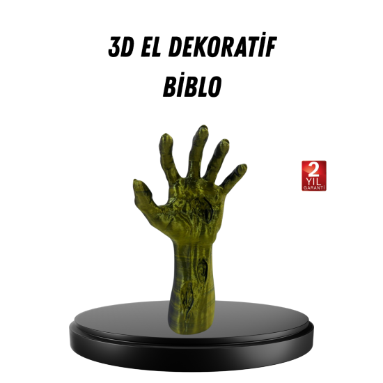 Modern Tasarım El Figürü 3D Dekoratif Biblo Koleksiyonluk