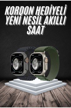Yeni Nesil Akıllı Kol Saati Nabız Ölçer GPS Uyumlu 49 MM Kasa