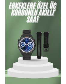 2025 Model Yuvarlak Ekran Android ve İOS Uyumlu GPS Takibi Yapabilen Akıllı Saat