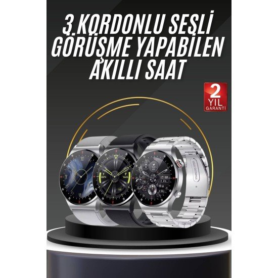 Akıllı Saat Uyku ve Sağlık Takibi NFC Uyumlu Bluetoooth Bağlantılı Android İOS Uyumlu