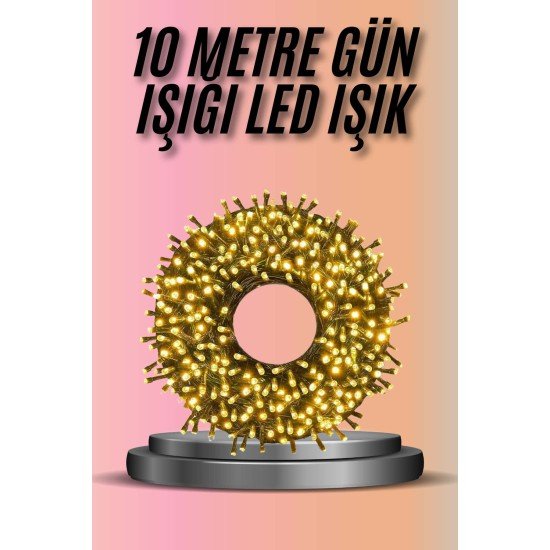 Dekoratif Aydınlatma Ampüllü 10 Metre Gün Işığı Şerit Led