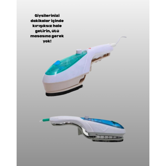 Buharlı Kırışıklık Giderici Pratik Ev ve Seyahat Ütüsü Buharlı Kırışıklık Giderici Pratik Ev ve Seyahat Ütüsü