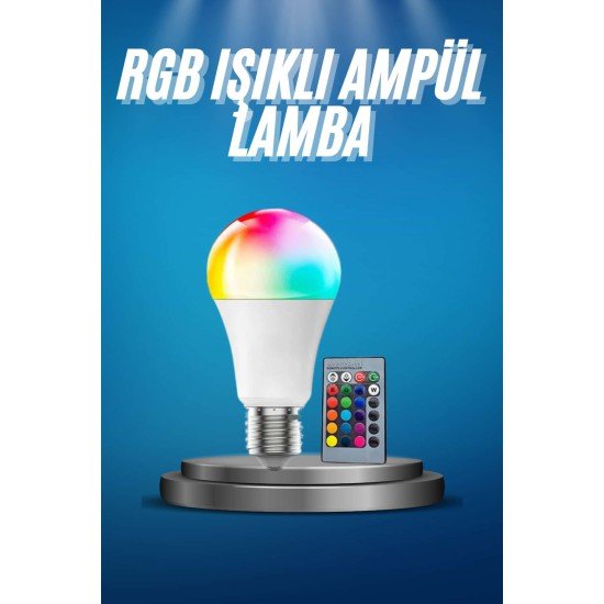 Ayarlanabilir Parlaklık RGB Led Ampul Beyaz Lamba Ve Renkli Ampul Ayarlanabilir Parlaklık RGB Led Ampul Beyaz Lamba Ve Renkli Ampul