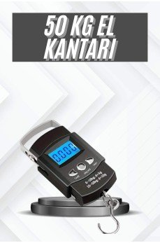 Profesyonel El Terazisi El Kantarı 50 Kg Dijital Göstergeli Tartı