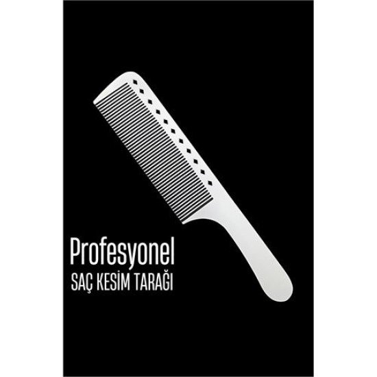 Berber Kuaför Saç Kesim Tarağı Profesyonel Berber Kuaför Saç Kesim Tarağı Profesyonel