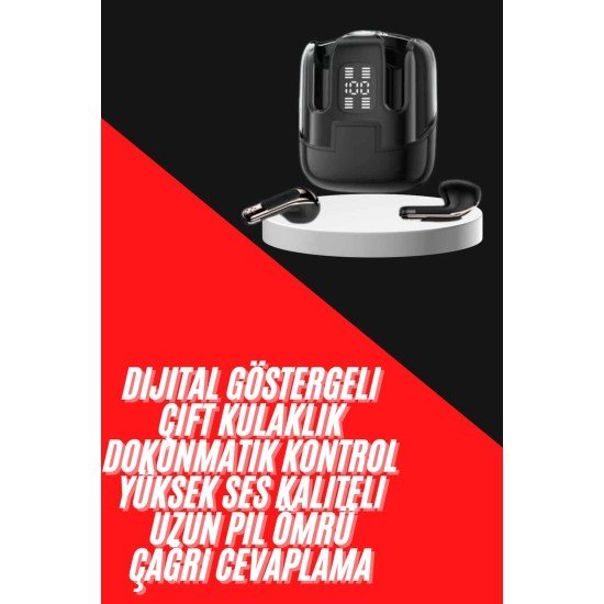 4 Adet Çift Kulaklık Dijital Göstergeli Yüksek Ses Kaliteli Bluetooth Kulaklık 4 Adet Çift Kulaklık Dijital Göstergeli Yüksek Ses Kaliteli Bluetooth Kulaklık