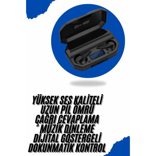 Yeni Nesil Android ve İOS Uyumlu Siyah Profesyonel  Kulaklığı