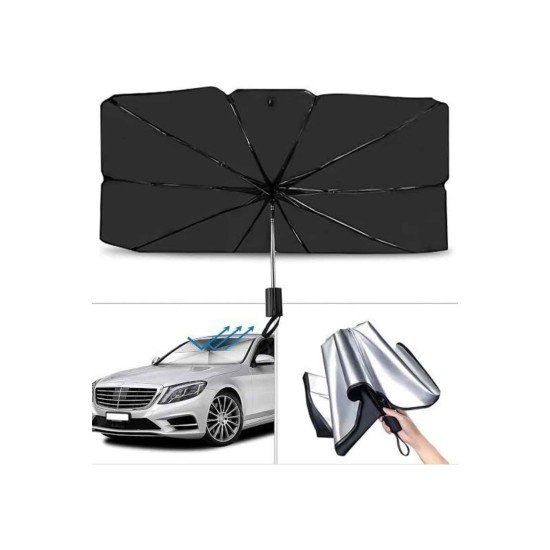 Yeni Nesil Tüm Araç Modellerine Uygun Oto Şemsiye Katlanabilir UV Işınlarına Karşı