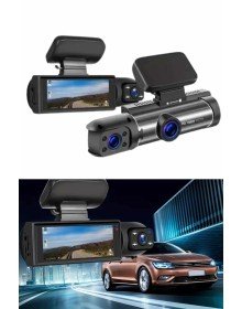 Araç İçi Full Hd Kamera Ön ve Arka Kameralı Ekranlı Araç Kamerası