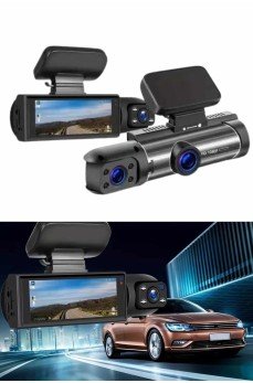 Araç İçi Full Hd Kamera Ön ve Arka Kameralı Ekranlı Araç Kamerası Araç İçi Full Hd Kamera Ön ve Arka Kameralı Ekranlı Araç Kamerası