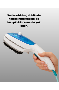 Buharlı Kırışıklık Giderici Pratik Ev ve Seyahat Ütüsü