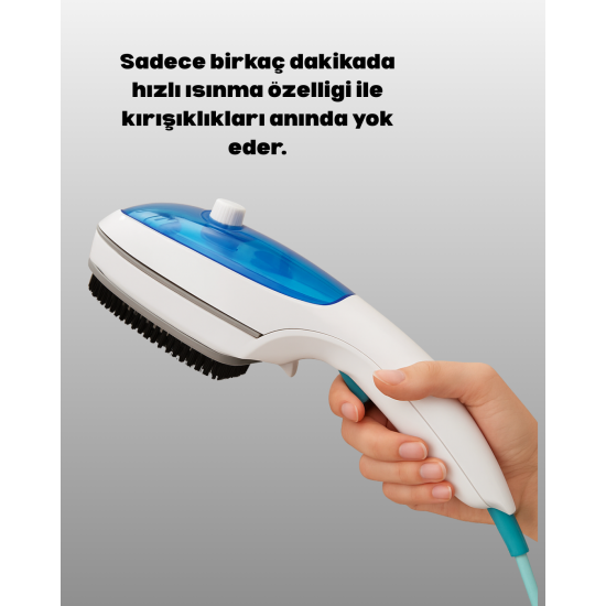 Buharlı Kırışıklık Giderici Pratik Ev ve Seyahat Ütüsü Buharlı Kırışıklık Giderici Pratik Ev ve Seyahat Ütüsü