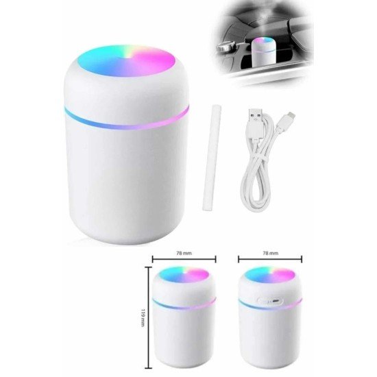 Hava Nemlendirici Buhar Makinesi Led Işıklı USB Dekoratif Nemlendirici Hava Nemlendirici Buhar Makinesi Led Işıklı USB Dekoratif Nemlendirici