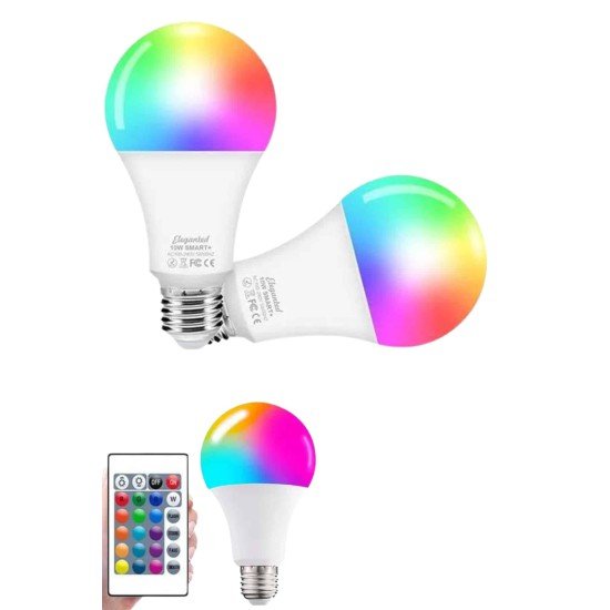 Ayarlanabilir Parlaklık RGB Led Ampul Beyaz Lamba Ve Renkli Ampul Ayarlanabilir Parlaklık RGB Led Ampul Beyaz Lamba Ve Renkli Ampul
