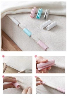 12 Adet Yorgan Kılıfı Ve Çarşaf Sabitleyici Kaydırmaz Nevresim Örtü Klipsleri