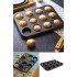12 Bölmeli Metal Yapışmaz Muffin Kek Kalıbı