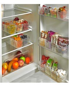 12 li Buzdolabı İçi Mini Düzenleyici Kutu Organizer - Buzdolabı Kapak Düzenleyici