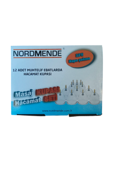 12 Lİ HACAMAT KUPA SETİ. 1ADET 2 PARMAK POMPA HEDİYE