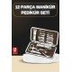 12 Parça Manikür Pedikür Seti Özel Deri Çanta El Ayak Bakımı Akne ve Sivilce Temizleme 12 Parça Manikür Pedikür Seti Özel Deri Çanta El Ayak Bakımı Akne ve Sivilce Temizleme