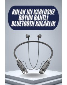 120 Saat Bluetooth Kulaklık Kablolu Boyun Askılı SD Kart Girişli ANC Özellikli