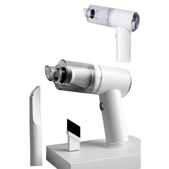 Vakumlu Süpürge Şarjlı Elektrikli Mini Taşınabilir Uzun Ömürlü Hazneli