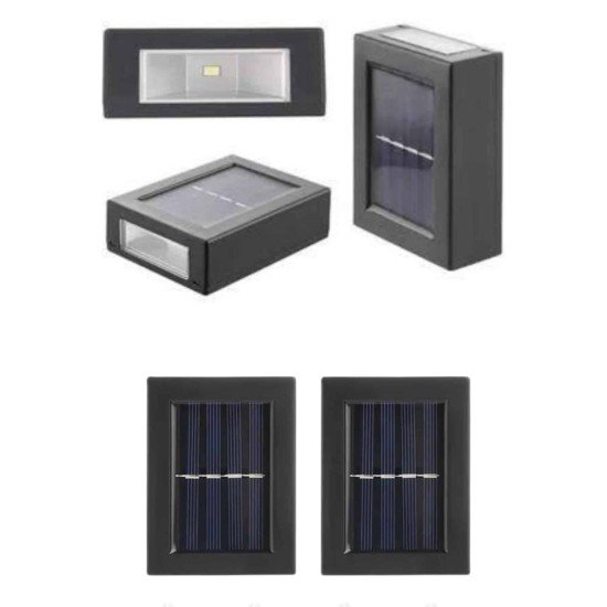 Solar Güneş Enerjili Çift Taraflı Duvar Lambası Çift Taraflı Duvar Lamba Güneş Enerjili