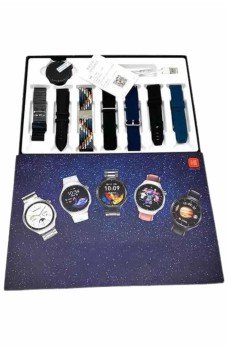 Akıllı Saat Çoklu Kordon Seçenekli Dokunmatik Ekran Nabız Sensörlü