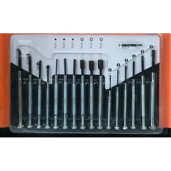 16 Parça Hassas Tornavida Seti Saatçi ve Telefoncu Tornavidası