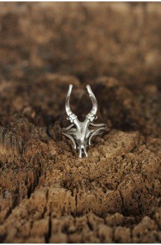 Ayarlanabilir Boynuz Tasarımlı Erkek Yüzük