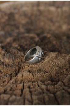 Ayarlanabilir Kuru Kafa Tasarımlı Erkek Yüzük Ayarlanabilir Kuru Kafa Tasarımlı Erkek Yüzük