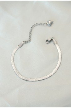 316L Çelik Gümüş Renk İtalyan Zincirli Bileklik 316L Çelik Gümüş Renk İtalyan Zincirli Bileklik