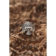 Kuru Kafa Desen Ayarlanabilir Yüzük Kuru Kafa Desen Ayarlanabilir Yüzük