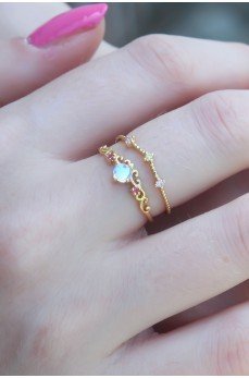 Gold Renk Zirkon Taşlı Taç Model Kadın Yüzük Gold Renk Zirkon Taşlı Taç Model Kadın Yüzük