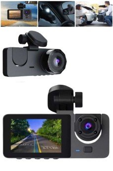 Araç İçi Dikiz Kamerası Sürüş Kaydedici 3 Lensli DVR Kamera Araç İçi Dikiz Kamerası Sürüş Kaydedici 3 Lensli DVR Kamera